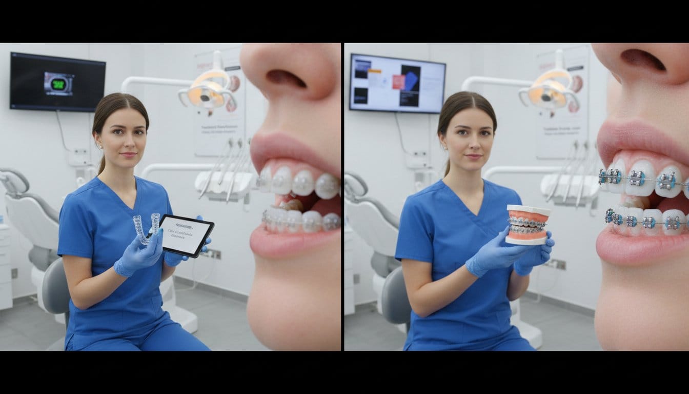 Invisalign vs Broches Traditionnelles: Comment Choisir le Meilleur Traitement pour Vous?