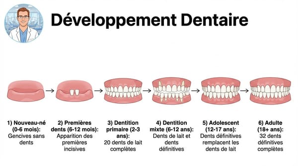 L'Évolution de la Dentition: Du Bébé à l'Âge Adulte